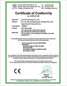CE-EMC for mini led street light